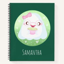 Cute Matcha Latte Ghost