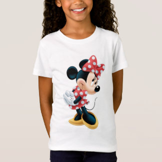 Cute Minnie Mouse Polka Dot Girl’s T-Shirt – Adora