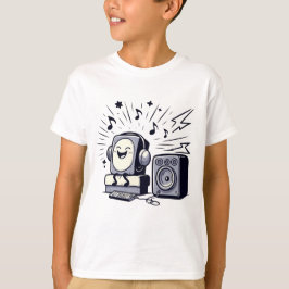 Cute Music Lover – Fun Cartoon Kids T-Shirt