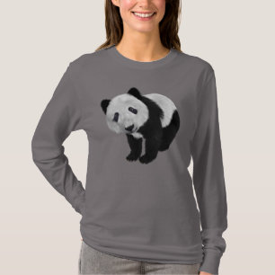 CUTE PANDA BEAR LADIS T-SHIRTS
