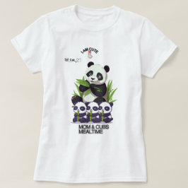 Cute Panda Mom T-Shirt – Adorable Mother’s Day Gif