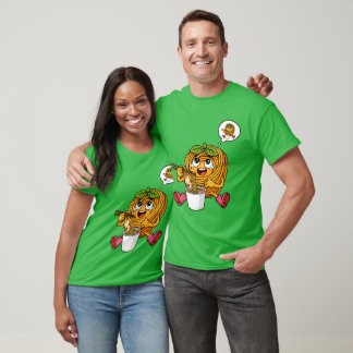 Cute Pasta Polo Eating Noodles -Shirt