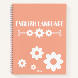 Cute Peachy Notebook