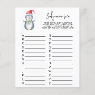 Cute Penguin - Jogo de raça do nome do bebê