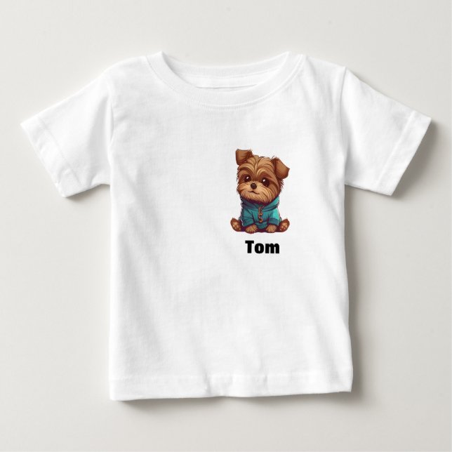 Cute Puppy t-shirts for kids (Frente)