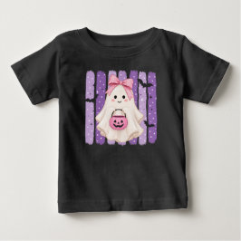 Cute Purple Ghost Halloween Kids T-Shirt