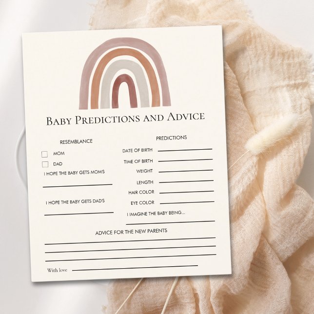 Cute Rainbow Boho Baby Shower (Criador carregado)