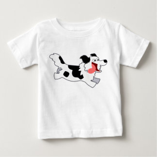 Cute Runon Border Collie Kids T-Shirt
