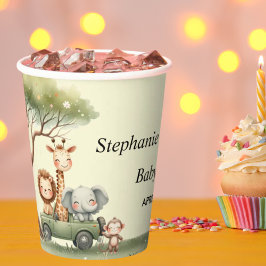 Cute Safari animals gender neutral baby shower