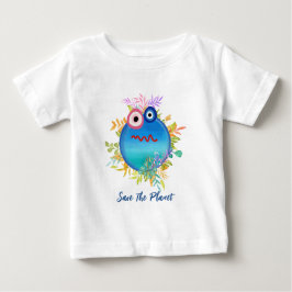 Cute Salve O Planeta Bebê T-Shirt