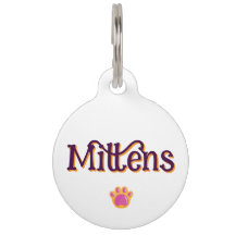 Cute Simple Pet Collar Tag