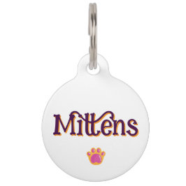 Cute Simple Pet Collar Tag