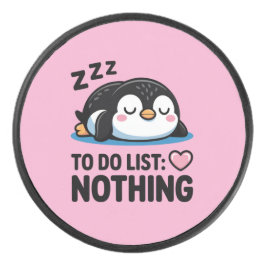 cute sleeping penguin, to do list nothing