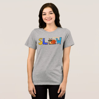 Cute Slow Snail Graphic T-Shirt