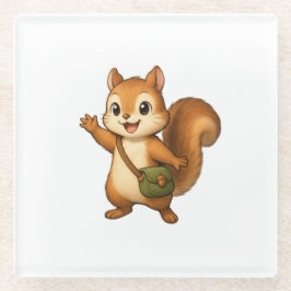 Cute Squirrel Coaster – Okojo and Friends