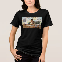 Cute Squirrel Teacher Retirement T-Shirt Year