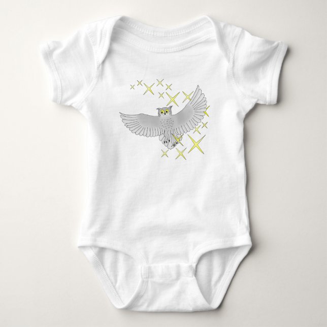 Cute Star Owl T-Shirt (Frente)