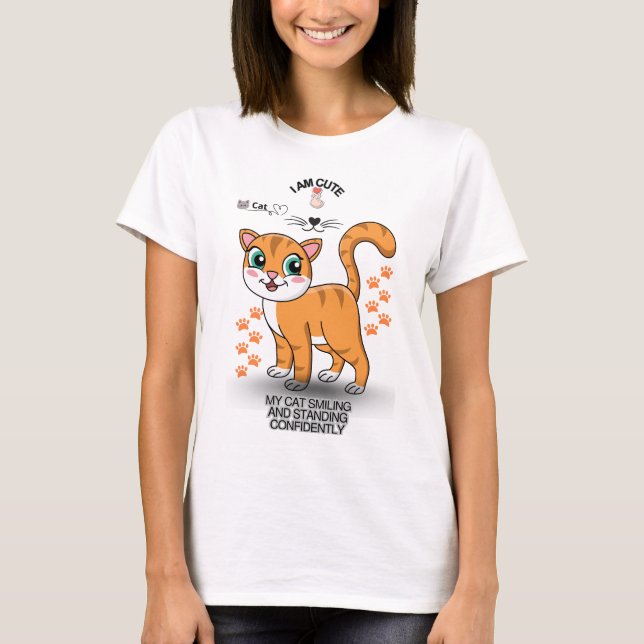 Cute T-Shirt for cat lover  (Frente)