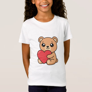 Cute Teddy Bear Portrait T-Shirt | Aesthetic Overs