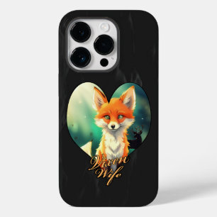 Cute Vixen com minúsculo coração de veado para a e