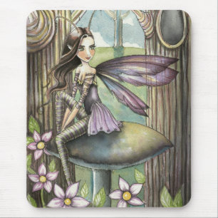 Cute Woods Flor Floral Fada Fantasia Arte Mousepad