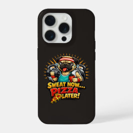 Cute Workout Dog T-Shirt for Fitness & Pizza Lover