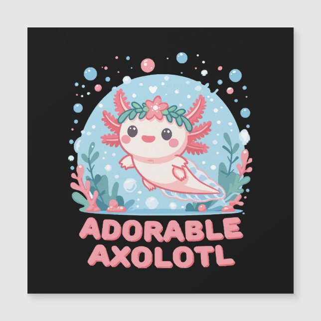 Cutense Aquática Axolotl Adorável (Frente)