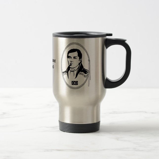 Cuthbert Grant Caneca de viagem Metis Hero Dons Pe (Direita)