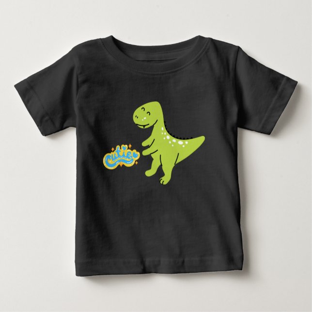 Cutie Dinosaur Baby T-Shirt (Frente)