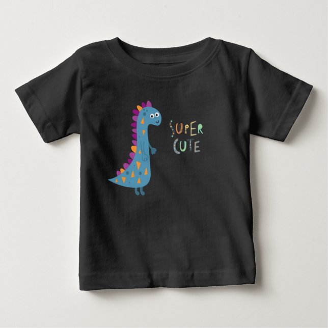 Cutie Dinosaur Baby T-Shirt (Frente)