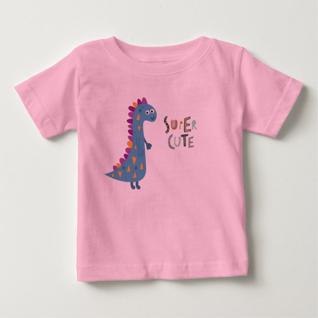 Cutie Dinosaur Baby T-Shirt (Frente)