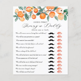 Cutie | Jogo Chá de fraldas | PAI MAMÃE