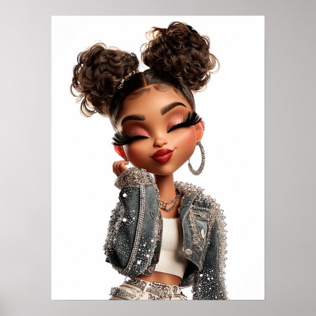 Cutie Print, Papel de Poster de Valor (Semi-Brilho (Frente)