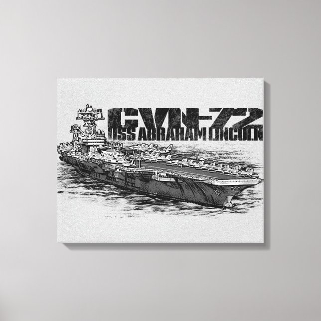 CVN- 72 Abraham Lincoln Canvas (Frente)
