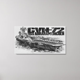 CVN- 72 Abraham Lincoln Canvas