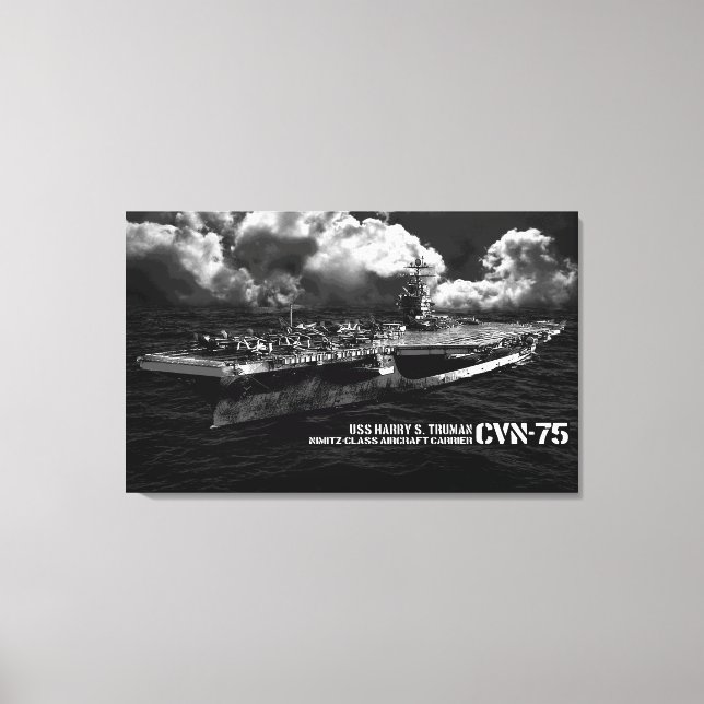 CVN- 75 Harry S. Truman Canvas (Frente)