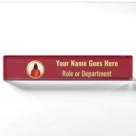 Cyber Security Professional vermelho e dourado per
