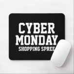 Cyber Segunda-feira comprando o mouse Pad personal<br><div class="desc">Segunda-feira cibernética comprando o mouse Pad personalizado. Acessórios de computador personalizados para as férias. Legal ideias de presente de aniversário para amigos, família, colega de trabalho, colega, chefe, crianças etc. Adicione sua própria citação ou imagem engraçada, opcionalmente.</div>