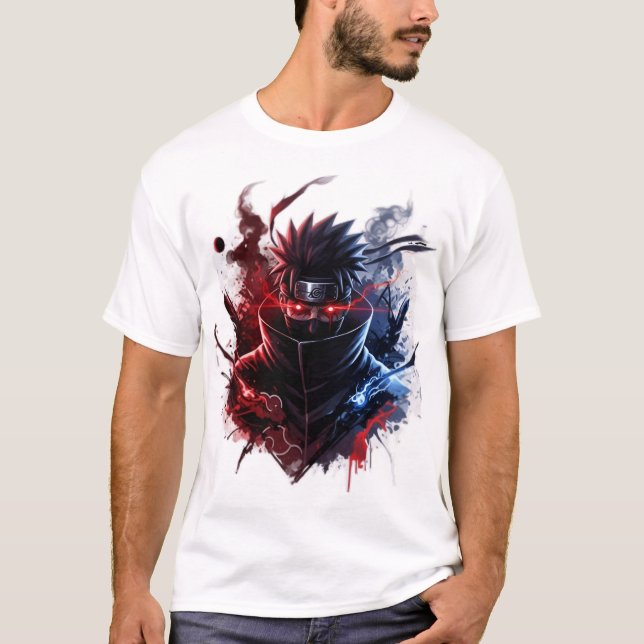 Cyber-Shinobi Shadow: Camisa Electric Eye Strike (Frente)