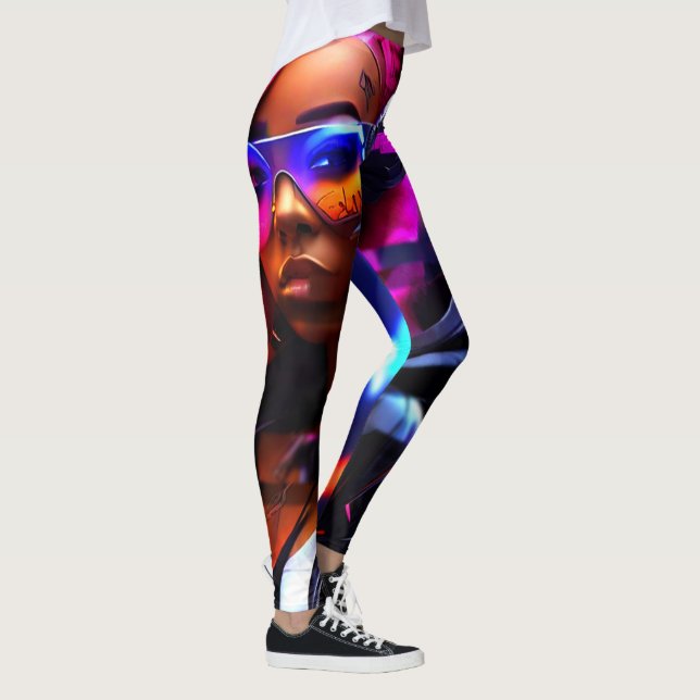 CyberFlex Leggings Estampados (Direita)