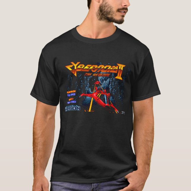 Cybernoid II Título T-Shirt Retro Gaming Amiga (Frente)