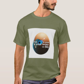Cyberpunk Egg Meme T-Shirt Engraçado | "Cérebro no
