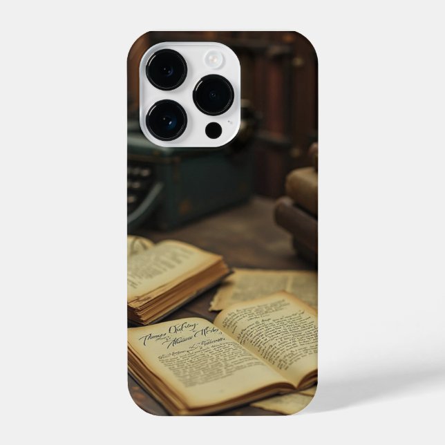 Cyberpunk Glitch iPhone 15 Pro Case - Luzes Neon (Verso)