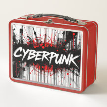 Cyberpunk Grafite Metal Lunchbox - Streetcode