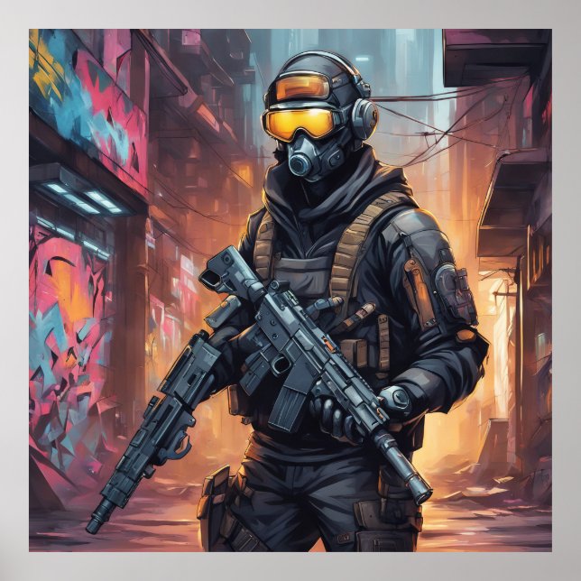 Cyberpunk Poster (Frente)