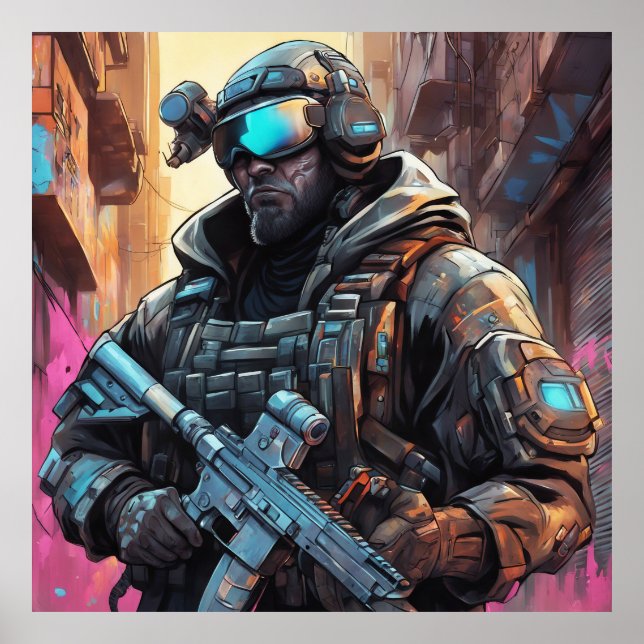 Cyberpunk Poster (Frente)