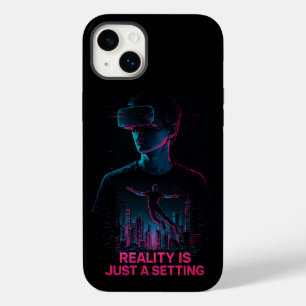 Cyberpunk VR Gamer capas de iphone estética
