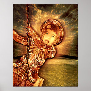 Cyborg Alice Impressão