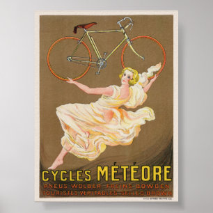 Cycle Météore Poster vintage 1926