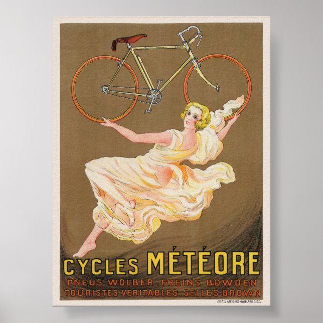 Cycle Météore Poster vintage 1926 (Frente)